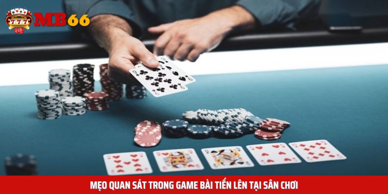 Mẹo quan sát trong game bài tiến lên tại sân chơi