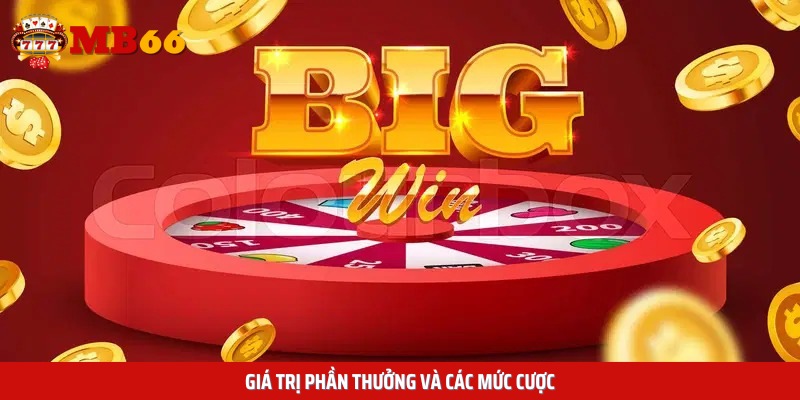 Giá trị phần thưởng và các mức cược