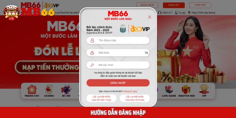 Cách đăng nhập tài khoản cược tại Mb66 chỉ với vài phút