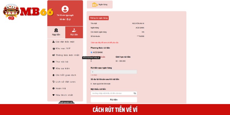 Quy trình rút vốn về tài khoản ngân hàng cho người mới bắt đầu